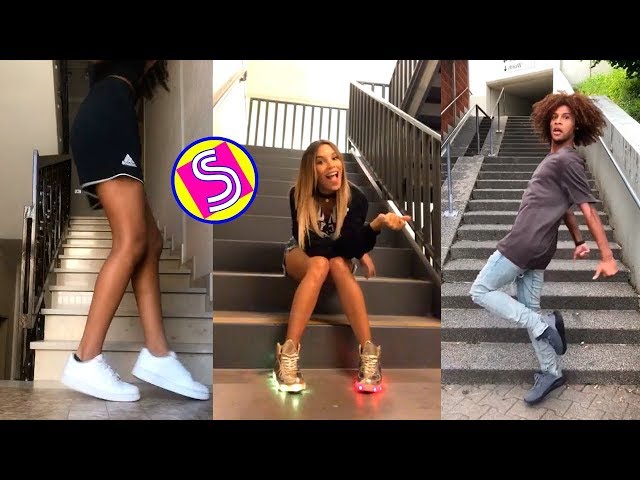 New Stair Shuffle Dance Challenge Musically Compilation 2018 #stairchallenge
