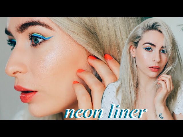 Neon Liner Summer Beauty Tutorial! #ad