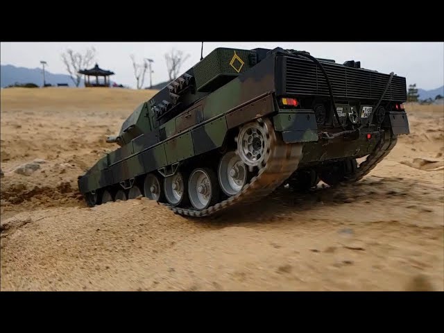 RC TANK 1/16 Heng Long 3889-1 Leopard 2A6 Red Motor Upgrade