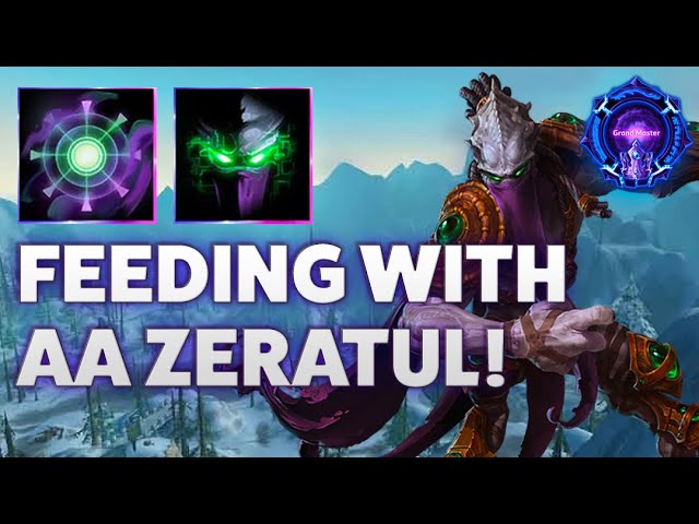 Zeratul MotN - FEEDING WITH AA ZERATUL! - Grandmaster Storm League