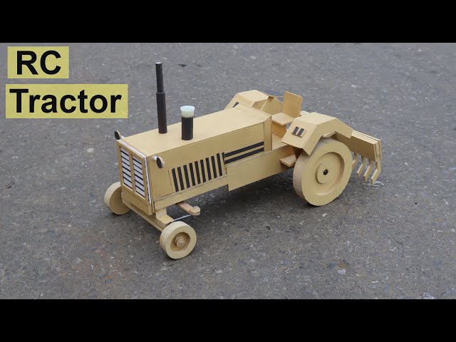 Make RC Tractor with Cardboard ।  RC Tractor
