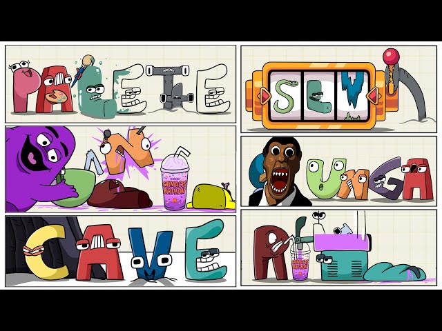Alphabet Lore PARODY ALL COMPILATION / Alphabet Lore animation @Mike Salcedo