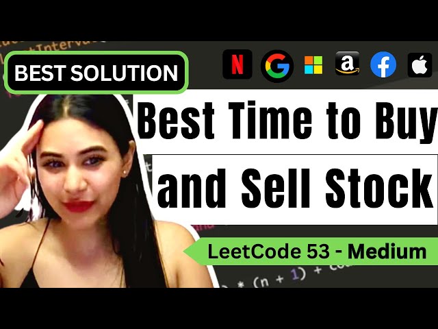 Best Time to Buy and Sell Stock - Leetcode 121 - Python