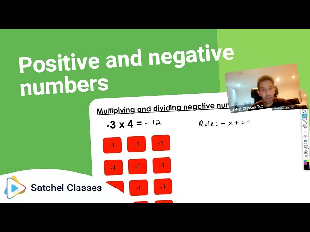 Positive and negative numbers | Maths | Satchel Classes