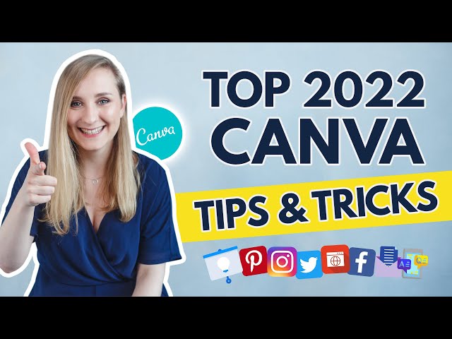 20 CANVA TIPS AND TRICKS I can't live without [2022 UPDATE] 👈 Canva Tutorial For Beginners