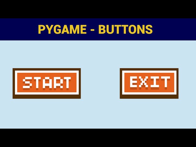 PyGame Beginner Tutorial in Python - Adding Buttons