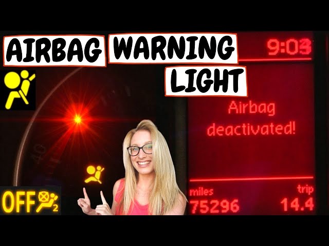 Airbag Warning Light Stays on🚨How to fix?🚘Reset, Flashing {Airbag light on dashboard in car}