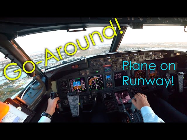 Boeing 737 Manual Go-Around in Antalya Pilot Eye Cockpit Camera