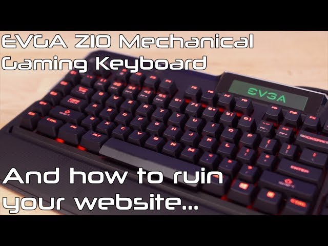 EVGA Z10 Keyboard, and how NOT to design your website - Friday Flights