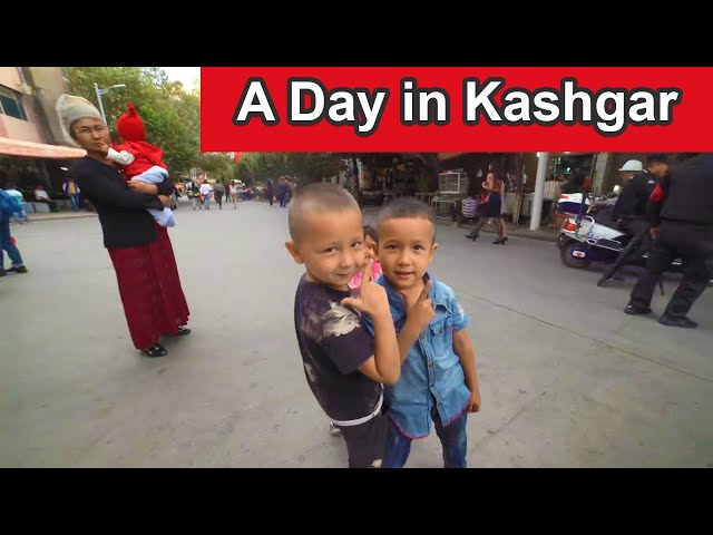 A Day in Kashgar, Xinjiang with local Uyghur kids