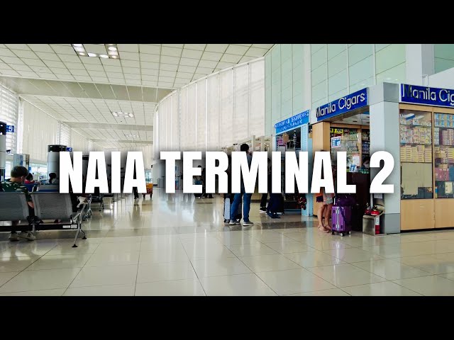 [4K] NAIA Terminal 2 International Departure Walking Tour | Philippines