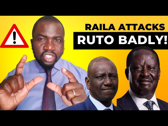 Raila Odinga VICIOUSLY Attacks William Ruto in Explosive Speech in Nairobi Today! 😱🔥