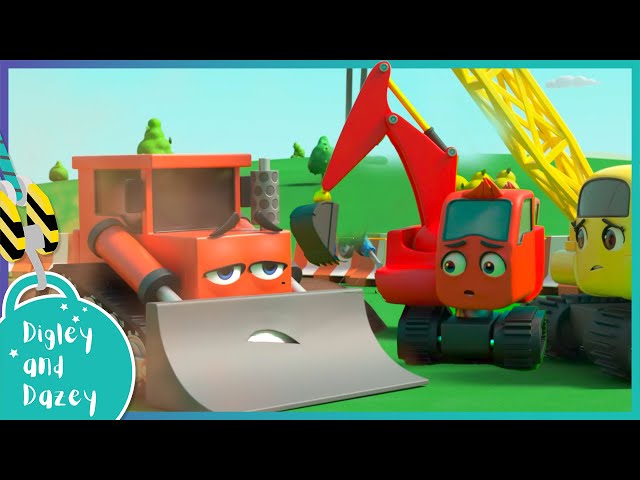 🚧 Sandpit Construction - Everyone Can Help 🚜 | Digley and Dazey | Kids Construction Truck Cartoons