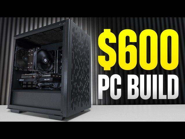CLEAN $600 Gaming PC Build - No RGB!