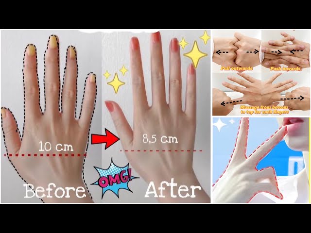 Exercise for Fingers + Hands | Get Slimming Fingers | Elongate & beautiful Hands at Home