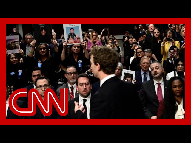 Zuckerberg apologizes to families during Senate hearing