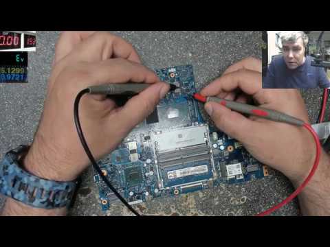 How to diagnose a laptop motherboard - motherboards repair lesson