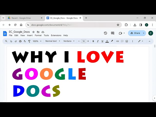 Why I Love Google Docs