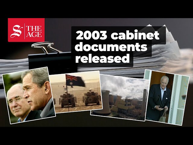 2003 cabinet papers show no formal records on Australia's Iraq war decision
