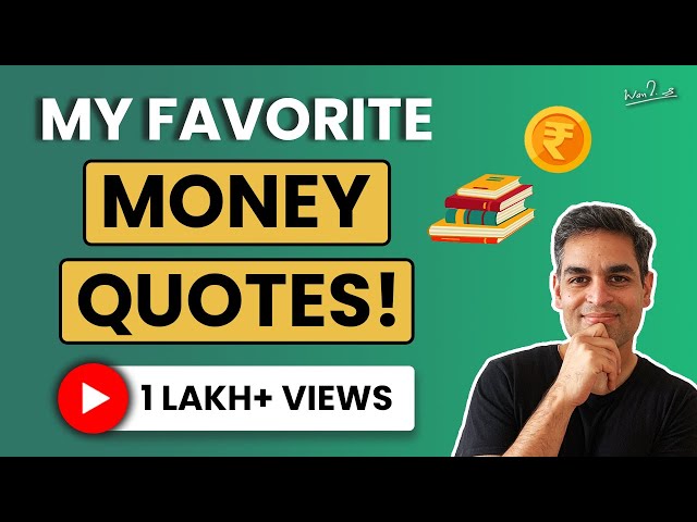 Best Books on Money | Ankur Warikoo Hindi Video | Quotes on money | Book Recommendations