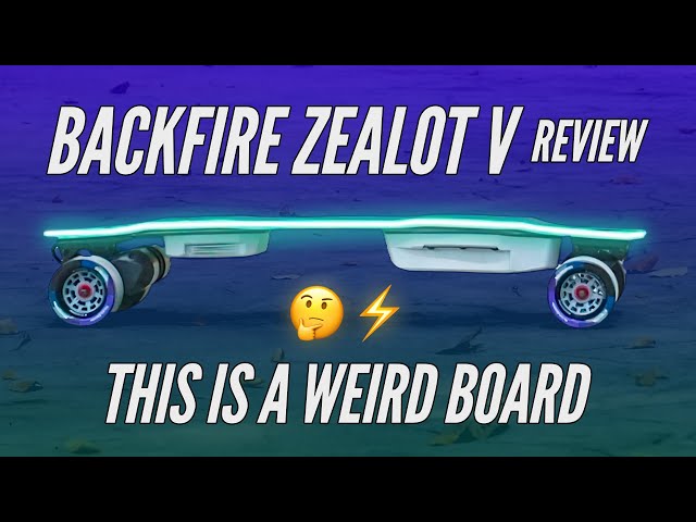 Backfire Zealot V Review - A Very Unusual Electric Skateboard!