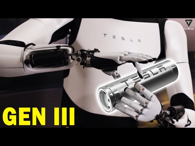 It Happened! Elon Musk Reveals Tesla Optimus Bot Gen 2 NEVER HEARD Battery, New Specs and Sale 2025!