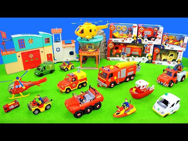 Feuerwehrmann Sam: Strom Brand in der Feuerwehrstation, Spielzeug Feuerwehrautos Unboxing Kinderfilm