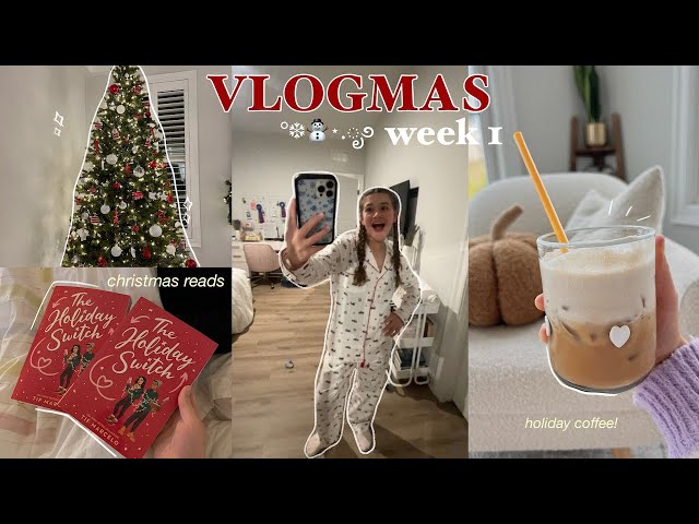 VLOGMAS WEEK 1 | homemade sugar coffee, shopping, haul