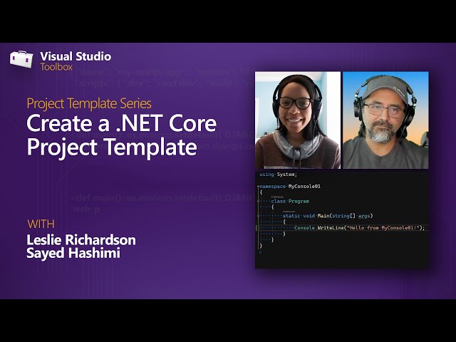 Create a .NET Core Project Template