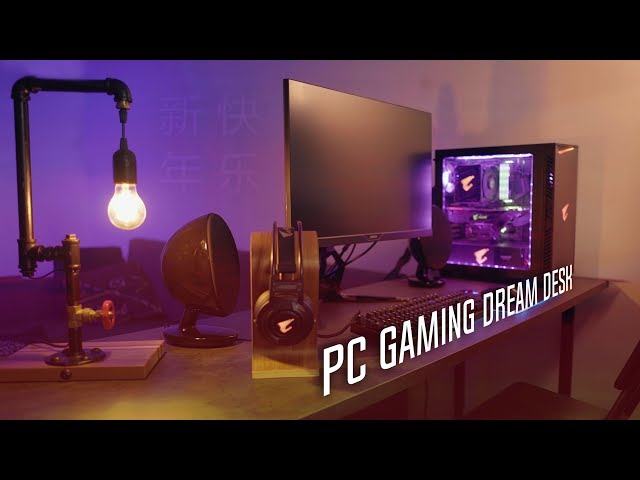 2019 DIY PC Gaming Dream Desk (Aorus Battlestation)