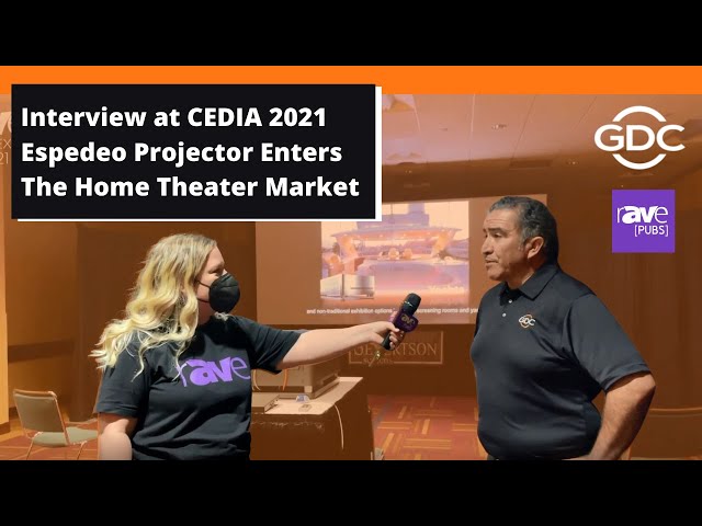Interview at CEDIA 2021 Espedeo Projector Enters The Home Theater Market