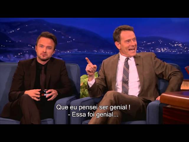 Bryan Cranston e Aaron Paul - Conan O'Brien - Legendado PT BR