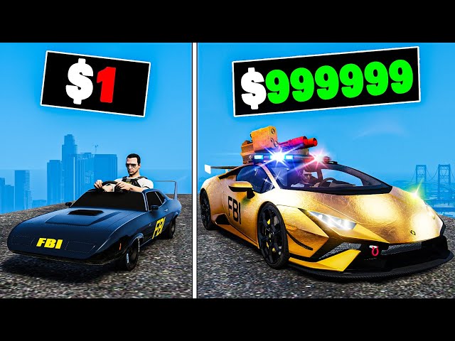 $1 to $1,000,000 FBI Car in GTA 5