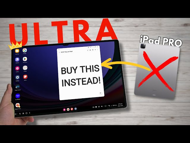 DON'T BUY an iPad! 10 ways the Tab S9 Ultra is BETTER!