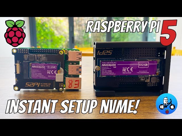 Raspberry Pi 5 NVMe. Setup without a Computer. Cytron Makerdisk