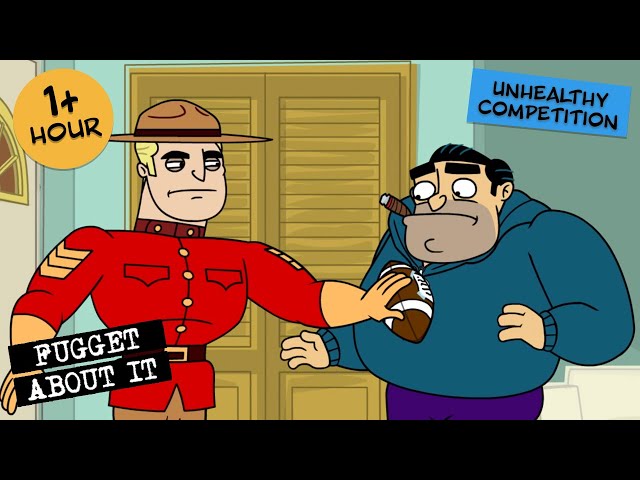 Unhealthy Competition | Fugget About It | Adult Cartoon | Full Episodes | TV Show