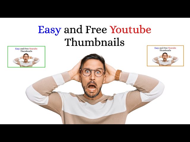 How to make Youtube Thumbnail easy and free - 2 Free Online tools