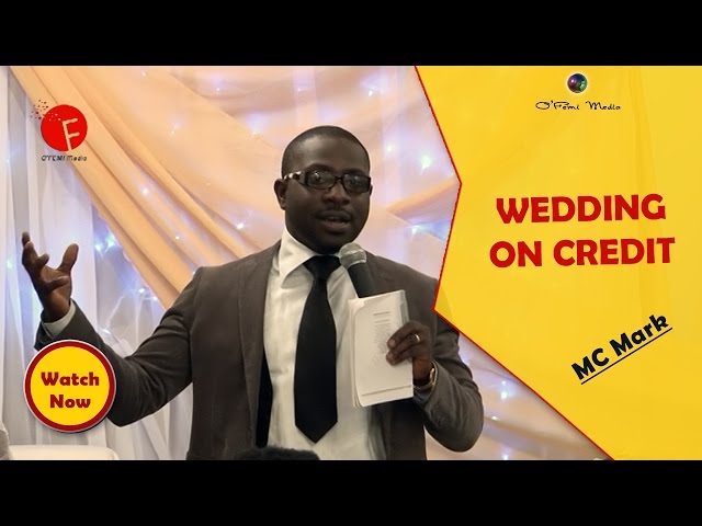 Wedding on Credit - MC Mark telling jokes at a wedding