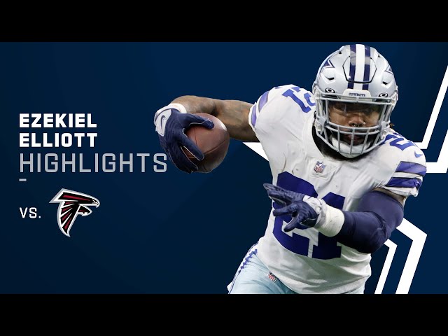 Ezekiel Elliott Highlights from Week 10 vs. Falcons | Dallas Cowboys