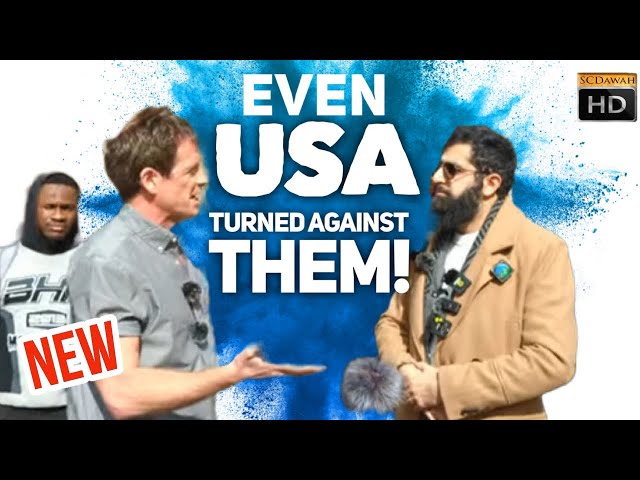 Even USA is against them! Smile2Jannah Vs Atheist (Speakers Corner)