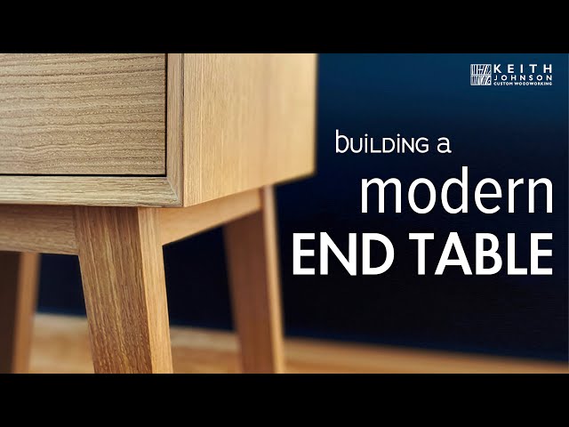 Building a Modern End Table | Plans Available