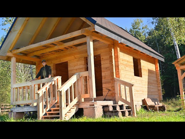 My Front Porch in my Log Cabin | Favorite Place in the Forest, Ep.11