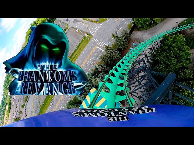 Phantom's Revenge Roller Coaster! Front Seat 4K POV! Kennywood!