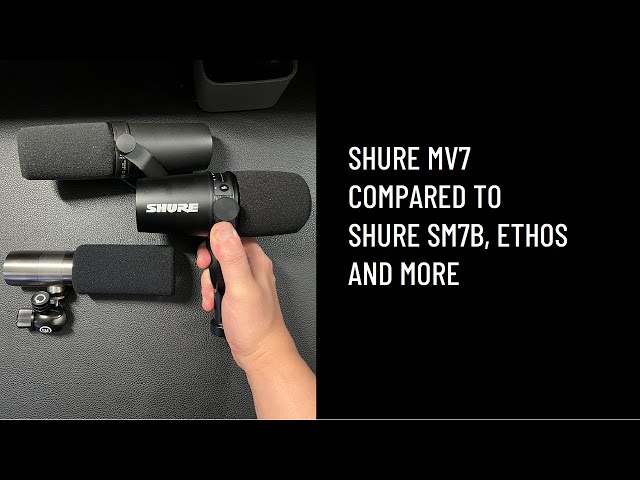 Shure MV7 shootout
