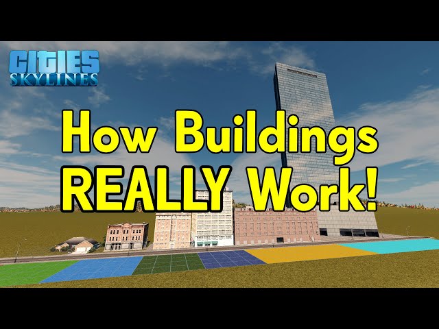 District Styles,  Ploppable RICO,  Realistic Population  -  Buildings in Cities Skylines Explained