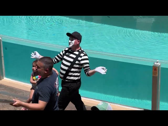 Rob the Mime at Seaworld Orlando