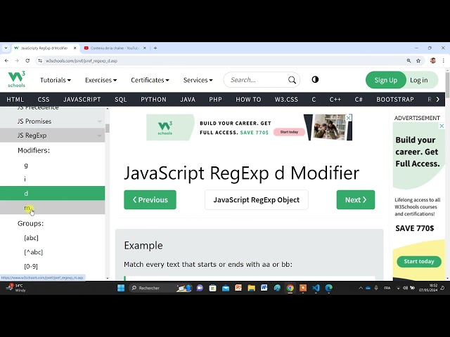 35. Module :Programmer en JavaScript |Secteur : Digital & IA |الجافاسكريبت من البداية  إلى الإحتراف