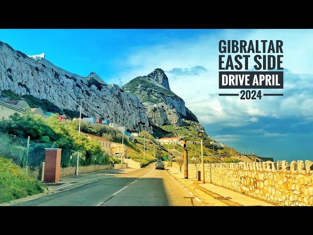 Gibraltar east side drive from Europa Point to Devil's Tower Road