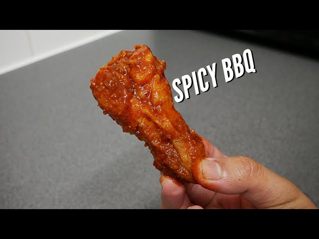 Spicy BBQ Wings with Chips | Halal Chef