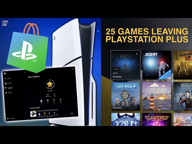 PS Plus Losing Games, PSN Trophies Coming To PC, Microsoft Is Now A Best Seller on PSN - [LTPS #618]